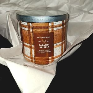 Bath & Body Works 3-Wick 'Caramel Drizzle' Candle
